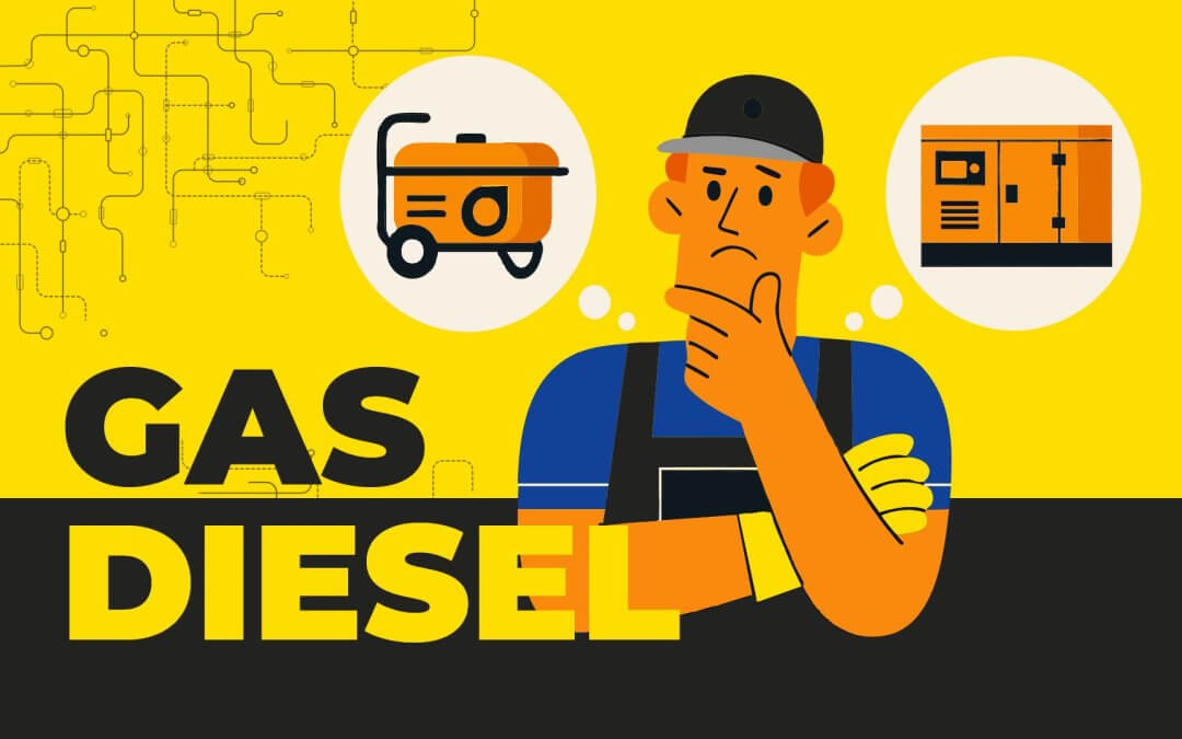 ¿Grupo electrógeno a Gas o Diésel? Cómo elegir la mejor opción